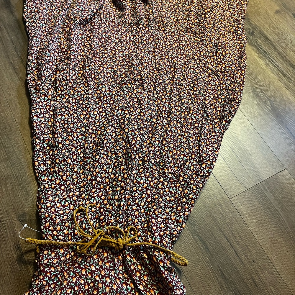 Size M ~ Dress Countrygirl Floral Prarie Strapless ~New!!